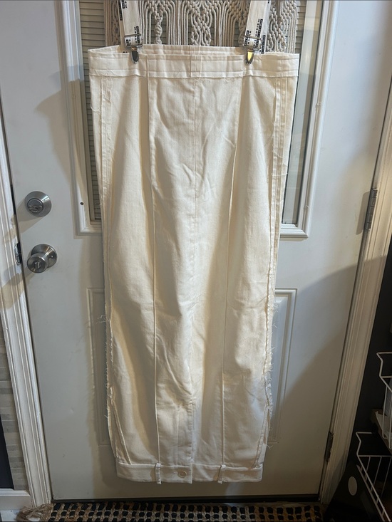 maison blanche Dresses & Skirts - Cream Maxi Dress - Elegant corduroy upside down Skirt. If you know, you know.